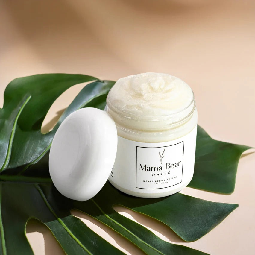 Mama Bear Oasis Magnesium Cream - Magnesium Lotion for Feet (Pack of 1) | Arnica, Vitamin B6, Aloe Vera and MSM, Vegan and Cruelty-Free, For Hands, Legs and Toes
